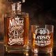 Zestaw Do Whisky Na 40 Urodziny Prezent Dla Mężczyzny: Męska Klasyka Zestaw Do Whisky Na 40 Urodziny Prezent Dla Mężczyzny: Męska Klasyka