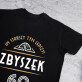 Im starszy tym lepszy - Czarna koszulka męska