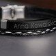 Imię i nazwisko - Bransoletka męska skórzana Imię i nazwisko - Bransoletka męska skórzana