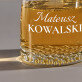Imię i nazwisko - Szklanka do whisky