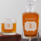 Inicjał - Zestaw Grawerowana Karafka I Szklanki Do Whisky