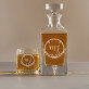 Inicjały 2 - Zestaw Grawerowana Karafka I Szklanki Do Whisky