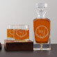 Inicjały 2 - Zestaw Grawerowana Karafka I Szklanki Do Whisky