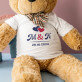Inicjały + data - Pluszowy miś 90 cm
