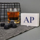 Inicjały szeryfowe - Kamienie do whisky z nadrukiem