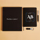 Inicjały - Zestaw z notatnikiem