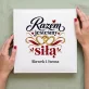 Album Na Zdjęcia Tradycyjny Na Rocznicę Prezent Na Walentynki Dla Pary: Razem Jesteśmy Siłą
