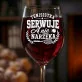 Kieliszek Do Wina Dla Tenisistki Prezent Dla Kobiety: Tenisistka Serwuje Kieliszek Do Wina Dla Tenisistki Prezent Dla Kobiety: Tenisistka Serwuje