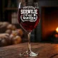 Kieliszek Do Wina Dla Tenisistki Prezent Dla Kobiety: Tenisistka Serwuje Kieliszek Do Wina Dla Tenisistki Prezent Dla Kobiety: Tenisistka Serwuje