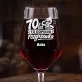 Mega Kieliszek Do Wina z Grawerem Dla 70 Latki Prezent Na 70 Urodziny Dla Kobiety: 70 Lat To Dopiero Mega Kieliszek Do Wina z Grawerem Dla 70 Latki Prezent Na 70 Urodziny Dla Kobiety: 70 Lat To Dopiero