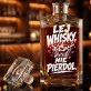 Karafka Do Whisky z Grawerem Na Dzień Chłopaka Prezent Dla Chłopaka: Lej Whisky, Nie Pierdol.