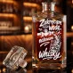 Karafka Do Whisky z Grawerem Dla Hydraulika Prezent: Zakręcam Wodę, Nalewam Whisky