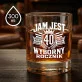 Szklanka Do Whisky Na 40 Urodziny Prezent Dla Mężczyzny: Jam Jest Wyborny Rocznik 40 Szklanka Do Whisky Na 40 Urodziny Prezent Dla Mężczyzny: Jam Jest Wyborny Rocznik 40
