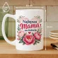 Kubek Z Nadrukiem Na Dzień Matki Prezent Dla Mamy Kobiety: Kwiatowa Najlepsza Mama Kubek Z Nadrukiem Na Dzień Matki Prezent Dla Mamy Kobiety: Kwiatowa Najlepsza Mama