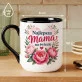 Kubek Z Nadrukiem Na Dzień Matki Prezent Dla Mamy Kobiety: Kwiatowa Najlepsza Mama Kubek Z Nadrukiem Na Dzień Matki Prezent Dla Mamy Kobiety: Kwiatowa Najlepsza Mama