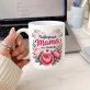 Kubek Z Nadrukiem Na Dzień Matki Prezent Dla Mamy Kobiety: Kwiatowa Najlepsza Mama Kubek Z Nadrukiem Na Dzień Matki Prezent Dla Mamy Kobiety: Kwiatowa Najlepsza Mama