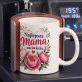 Kubek Z Nadrukiem Na Dzień Matki Prezent Dla Mamy Kobiety: Kwiatowa Najlepsza Mama Kubek Z Nadrukiem Na Dzień Matki Prezent Dla Mamy Kobiety: Kwiatowa Najlepsza Mama