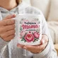Kubek Z Nadrukiem Na Dzień Matki Prezent Dla Mamy Kobiety: Kwiatowa Najlepsza Mama Kubek Z Nadrukiem Na Dzień Matki Prezent Dla Mamy Kobiety: Kwiatowa Najlepsza Mama