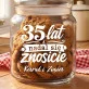 Słoik Na Ciastka z Grawerem Na 35 Lecie Ślubu Prezent Na Walentynki Dla Pary: 35 Lat I Nadal Się