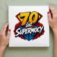 Album Na Zdjęcia Tradycyjny Dla 70 Latka Prezent Na 70 Urodziny Dla Mężczyzny: Supermocny Jubilat