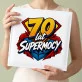 Album Na Zdjęcia Tradycyjny Dla 70 Latka Prezent Na 70 Urodziny Dla Mężczyzny: Supermocny Jubilat