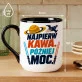 Kubek Z Nadrukiem Dla Fana Star Wars Prezent Dla Mężczyzny: Najpier Kawa Później Moc Kubek Z Nadrukiem Dla Fana Star Wars Prezent Dla Mężczyzny: Najpier Kawa Później Moc