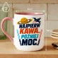 Kubek Z Nadrukiem Dla Fana Star Wars Prezent Dla Mężczyzny: Najpier Kawa Później Moc Kubek Z Nadrukiem Dla Fana Star Wars Prezent Dla Mężczyzny: Najpier Kawa Później Moc