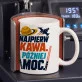 Kubek Z Nadrukiem Dla Fana Star Wars Prezent Dla Mężczyzny: Najpier Kawa Później Moc Kubek Z Nadrukiem Dla Fana Star Wars Prezent Dla Mężczyzny: Najpier Kawa Później Moc