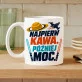 Kubek Z Nadrukiem Dla Fana Star Wars Prezent Dla Mężczyzny: Najpier Kawa Później Moc Kubek Z Nadrukiem Dla Fana Star Wars Prezent Dla Mężczyzny: Najpier Kawa Później Moc