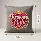 Poduszka Dekoracyjna Na Dzień Babci Prezent Dla Babci Kobiety: Królowa Babć Poduszka Dekoracyjna Na Dzień Babci Prezent Dla Babci Kobiety: Królowa Babć