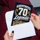 Kartka z Życzeniami Na 70 Urodziny Dla 70 Latka Mężczyzny: Legenda 70 Lat