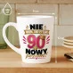 Kubek Z Nadrukiem Na 90 Urodziny Prezent Dla Kobiety: 90 Nowy Poziom Kubek Z Nadrukiem Na 90 Urodziny Prezent Dla Kobiety: 90 Nowy Poziom