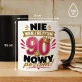 Kubek Z Nadrukiem Na 90 Urodziny Prezent Dla Kobiety: 90 Nowy Poziom Kubek Z Nadrukiem Na 90 Urodziny Prezent Dla Kobiety: 90 Nowy Poziom