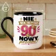 Kubek Z Nadrukiem Na 90 Urodziny Prezent Dla Kobiety: 90 Nowy Poziom Kubek Z Nadrukiem Na 90 Urodziny Prezent Dla Kobiety: 90 Nowy Poziom
