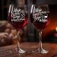 Dwa Kieliszki Do Wina Na Święta Prezent Dla Pary: Wino Dla Dwojga Dwa Kieliszki Do Wina Na Święta Prezent Dla Pary: Wino Dla Dwojga
