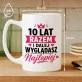 Kubek Z Nadrukiem Na 10 Rocznicę Ślubu Prezent Dla Kobiety: Wyglądasz Najlepiej Kubek Z Nadrukiem Na 10 Rocznicę Ślubu Prezent Dla Kobiety: Wyglądasz Najlepiej