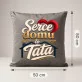 Poduszka Dekoracyjna Na Dzień Ojca Prezent Dla Taty Mężczyzny: Serce Domu To Tata