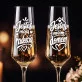 Dwa Kieliszki Do Szampana Dla Zakochanych Prezent Dla Pary: Jesteś Moją Radością Dwa Kieliszki Do Szampana Dla Zakochanych Prezent Dla Pary: Jesteś Moją Radością