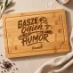 Deska Do Krojenia z Grawerem Dla Strażaka Prezent Dla Mężczyzny: Gaszę Ogień, A Nie Humor Deska Do Krojenia z Grawerem Dla Strażaka Prezent Dla Mężczyzny: Gaszę Ogień, A Nie Humor