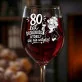 Kieliszek Do Wina Na 80 Urodziny Prezent Dla Kobiety: 80 Lat Dojrzałości Kieliszek Do Wina Na 80 Urodziny Prezent Dla Kobiety: 80 Lat Dojrzałości