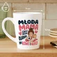 Kubek Z Nadrukiem Dla Młodej Mamy Prezent Na Dzień Mamy Dla Kobiety: Kawa I Miłość