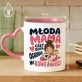 Kubek Z Nadrukiem Dla Młodej Mamy Prezent Na Dzień Mamy Dla Kobiety: Kawa I Miłość