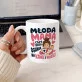Kubek Z Nadrukiem Dla Młodej Mamy Prezent Na Dzień Mamy Dla Kobiety: Kawa I Miłość