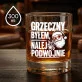 Szklanka Do Whisky Na Święta Prezent Dla Mężczyzny: Grzeczny Byłem, Szklanka Do Whisky Na Święta Prezent Dla Mężczyzny: Grzeczny Byłem,