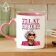 Kubek Z Nadrukiem Dla 75 Latki Prezent Na 75 Urodziny Dla Kobiety: Stylowa Klasyka Kubek Z Nadrukiem Dla 75 Latki Prezent Na 75 Urodziny Dla Kobiety: Stylowa Klasyka