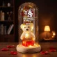 Wieczna Róża z Misiem Na Wieczór Panieński Prezent Dla Kobiety: Sarkastyczna Elegancja