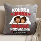Poduszka Dekoracyjna Na Rocznicę Prezent Na Walentynki Dla Pary: Kołdra Jedna, Miłość Podwójna Poduszka Dekoracyjna Na Rocznicę Prezent Na Walentynki Dla Pary: Kołdra Jedna, Miłość Podwójna