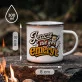 Kubek Emaliowany Dla 35 Latka Prezent Na 35 Urodziny Dla Mężczyzny: Retro Rubaszny Kawosz Kubek Emaliowany Dla 35 Latka Prezent Na 35 Urodziny Dla Mężczyzny: Retro Rubaszny Kawosz
