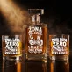 Zestaw Do Whisky Na 2 Rocznice Ślubu Prezent Na Walentynki Dla Mężczyzny: Żona Decyduje, Mąż Dolewa Zestaw Do Whisky Na 2 Rocznice Ślubu Prezent Na Walentynki Dla Mężczyzny: Żona Decyduje, Mąż Dolewa