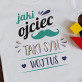 Jaki ojciec taki syn - Koszulka z nadrukiem dla dziecka
